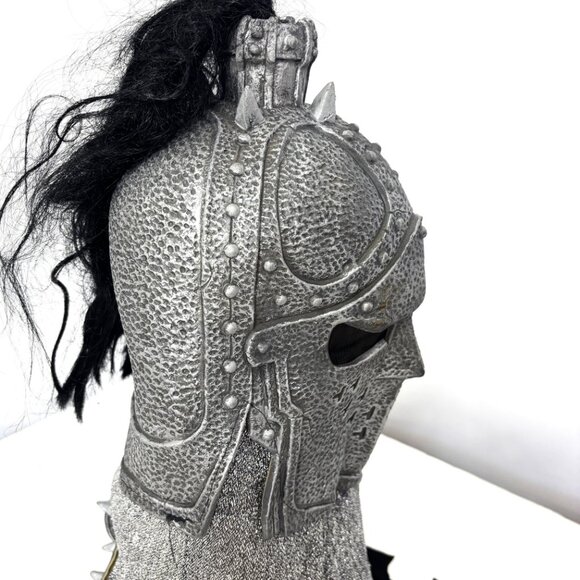 Faux Metal Knight Mask Medieval Renaissance Easter Unlimited Y2K Vintage - Picture 8 of 15